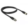 Serielles Kabel Navilock 62971 Schwarz 1 m M8
