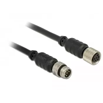 Serielles Kabel Navilock 62974 Schwarz 5 m M8