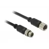 Serielles Kabel Navilock 62975 Schwarz 10 m M8