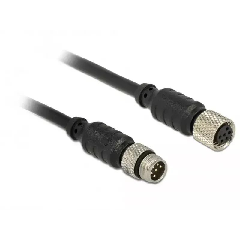 Serielles Kabel Navilock 62975 Schwarz 10 m M8