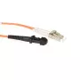 ACT 3 Meter LSZH Multimode 62,5/125 OM1 Glasfaser-Patchkabel Duplex mit MTRJ- und LC-Steckern