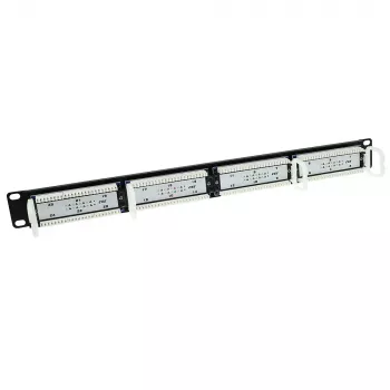 Patchpanel 24-Port ungeschirmt 45° ACT P24AK1
