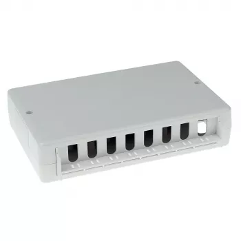 Aufputzbox ACT FA5000 ungeschirmt 8-Port Cat5e — 171,4×38×118,8 mm