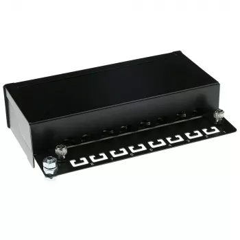Aufputz-geschirmter Patch-Box ACT 8-Port CAT6, 173×44 mm