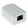 Aufputzdose ACT 1-Port ungeschirmt CAT6, 39×54×29.5 mm