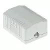 Aufputzdose ACT 1-Port ungeschirmt CAT6, 39×54×29.5 mm