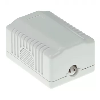 Aufputzdose ACT 1-Port ungeschirmt CAT6, 39×54×29.5 mm