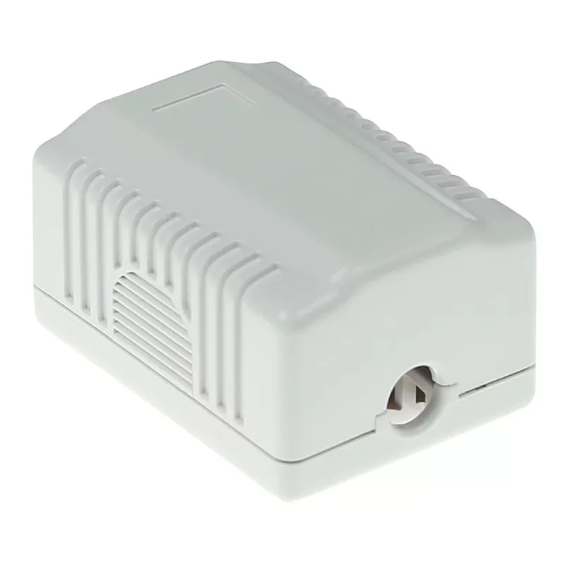 Aufputzdose ACT 1-Port ungeschirmt CAT6, 39×54×29.5 mm