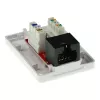 Aufputzdose ACT 1-Port ungeschirmt CAT6, 39×54×29.5 mm