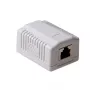 Aufputz-Abschirmdose ACT CAT6, 1-Port, 39×54×29,5 mm
