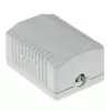 Aufputz-Abschirmdose ACT CAT6, 1-Port, 39×54×29,5 mm
