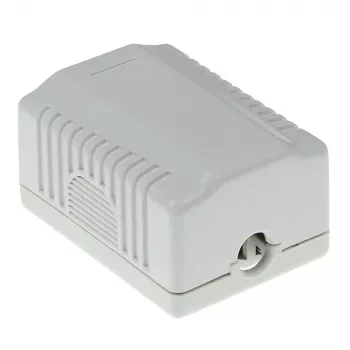 Aufputz-Abschirmdose ACT CAT6, 1-Port, 39×54×29,5 mm