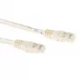 ACT Ivory 25 Meter U/UTP CAT6 Patchkabel mit RJ45-Steckern