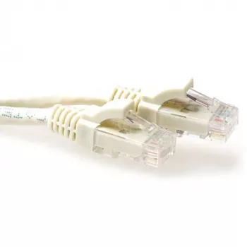 ACT Elfenbein 30 Meter U/UTP CAT6 Patchkabel rastnasenschutz mit RJ45-Steckern