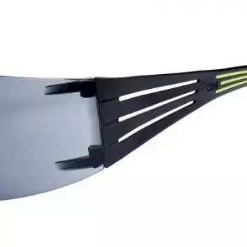 3M SF4000GC1 Sicherheitsbrille Schutzbrille Kunststoff Schwarz, Grün