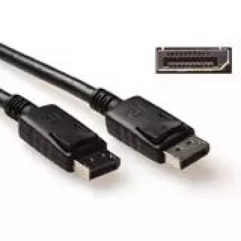 DisplayPort-Kabel Stecker - Stecker ACT AK3981 3 Meter Power-Pin 20 verbunden