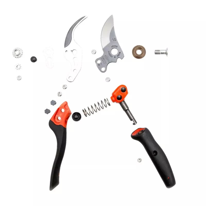 Bypass-Gartenschere Bahco PXR-M2 Schwarz Rot Edelstahl