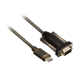 ACT USB-C auf Seriell Adapter AC6002 Schwarz 1,5 m