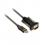 ACT USB-C auf Seriell Adapter AC6002 Schwarz 1,5 m