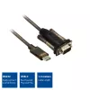 ACT USB-C auf Seriell Adapter AC6002 Schwarz 1,5 m