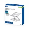 Laptopständer ACT AC8135 Aluminium grau stufenlos höhenverstellbar