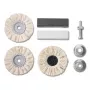 Set KWB 485300 Rotationswerkzeug Polierzubehör Schwarz Metallic Weiß