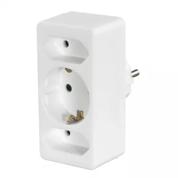 Hama 00223215 Stromverlängerung 3 AC-Ausgänge Innenbereich Weiß