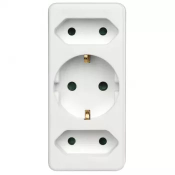 Hama 00223215 Stromverlängerung 3 AC-Ausgänge Innenbereich Weiß