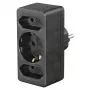 Hama 00223216 Stromverlängerung 3 AC-Ausgänge Innenbereich Schwarz