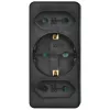 Hama 00223216 Stromverlängerung 3 AC-Ausgänge Innenbereich Schwarz
