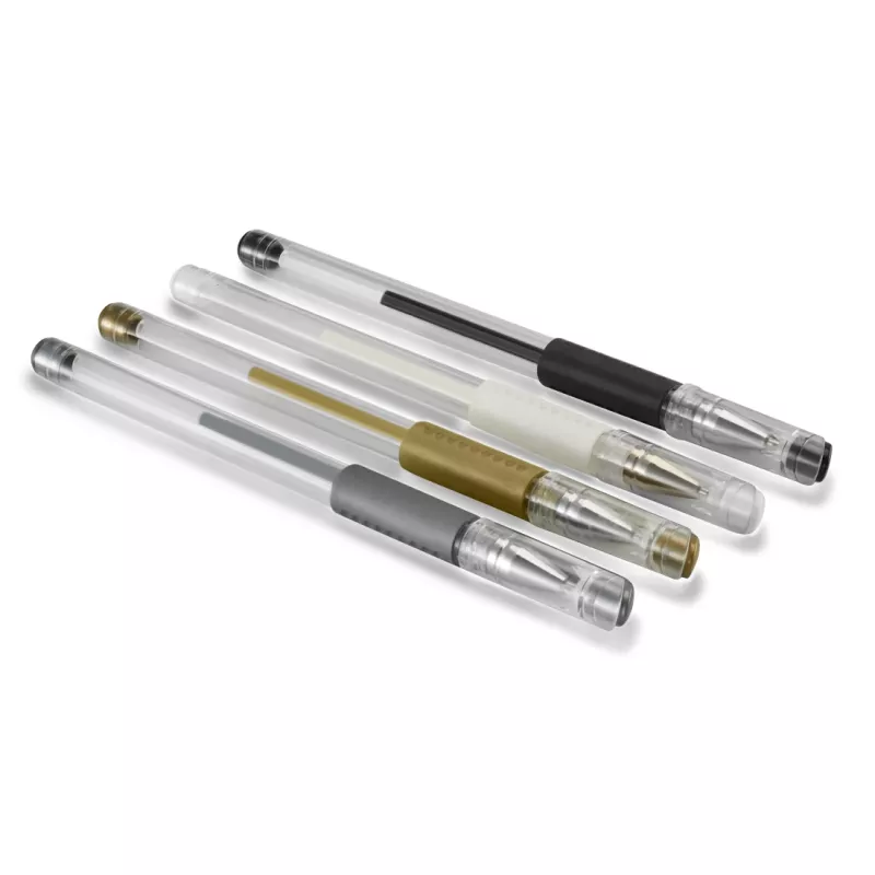 Hama Classic Kappe Gelstift Schwarz, Gold, Silber, Weiß 4 Stück