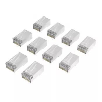 Hama 00200772 Netzwerkkabel Silber, Transparent Cat6a