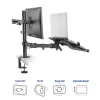 Laptop- und Monitorarm ACT AC8305 Höhenverstellung 0-450 mm