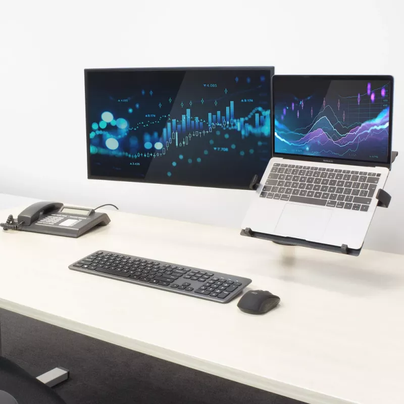 Laptop- und Monitorarm ACT AC8305 Höhenverstellung 0-450 mm