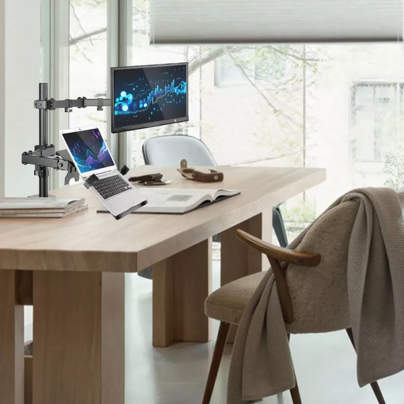 Laptop- und Monitorarm ACT AC8305 Höhenverstellung 0-450 mm