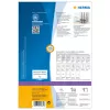 Selbstklebendes Druckeretikett HERMA 10739 Weiß 19,2x3,9 cm 560 Etiketten