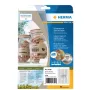 Selbstklebeetiketten HERMA 10750 Rechteckig Permanent Braun 3780 Stück