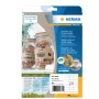 HERMA 10753 selbstklebendes Etikett Rechteck Permanent Braun 480 Stück