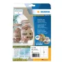 Selbstklebeetiketten HERMA 10755 Rechteckig Permanent Braun 160 Stück