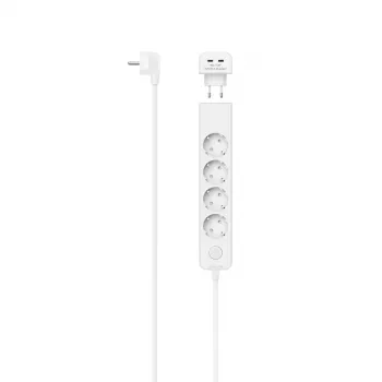 Hama 00223191 Power-Verlängerung 1,4 m 5 AC-Steckdosen Innenbereich Weiß