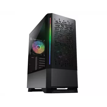 PC-Gehäuse COUGAR Gaming-Gehäuse MX430 Air RGB Midi Tower Schwarz