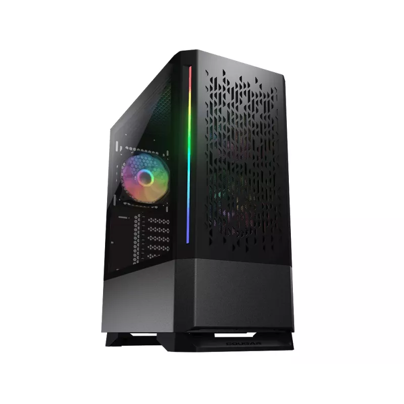 PC-Gehäuse COUGAR Gaming-Gehäuse MX430 Air RGB Midi Tower Schwarz