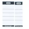 Label Elba 400087754 10 Stück Schwarz Weiß Rechteckig 5x2,5 cm