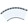 Label Elba 400087754 10 Stück Schwarz Weiß Rechteckig 5x2,5 cm