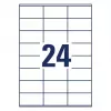 Selbstklebendes Druckeretikett AVERY 6602 Weiß 7x3,6 cm 1560 St.