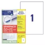 Selbstklebendes Druckeretikett AVERY 6603 Weiß A4 21x29,7 cm 65 Etiketten