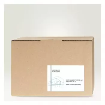Selbstklebende Druckeretiketten AVERY 6604 Weiß A4 21x14,8 cm 130 Etiketten