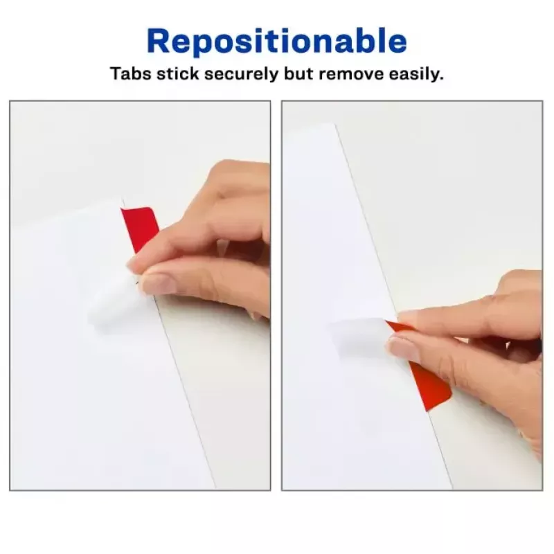 Blanko-Registerreiter Avery Ultra Tabs 74754 Blau Grün Rot