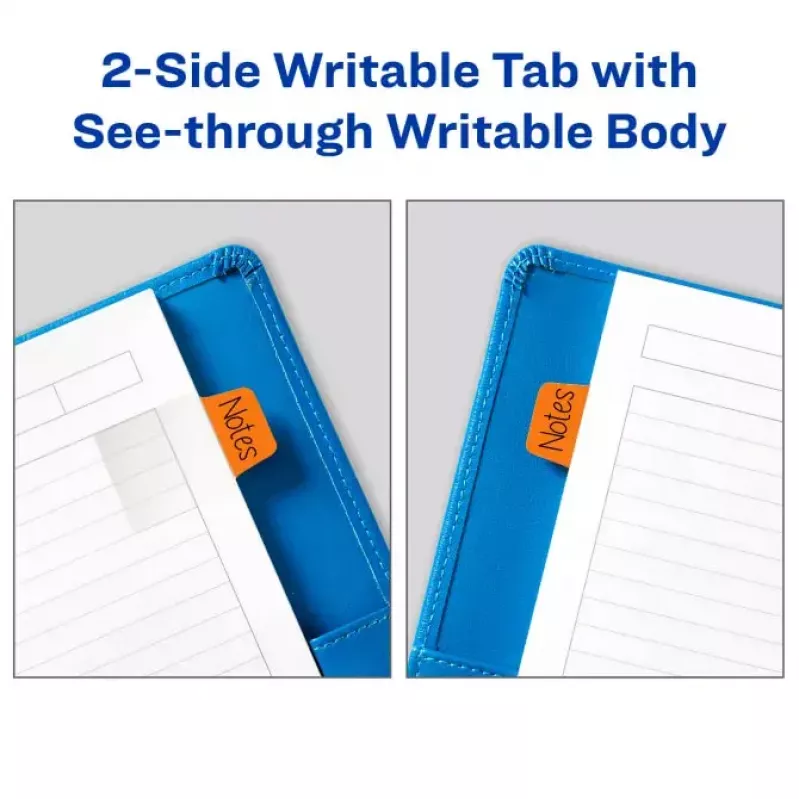 Blanko-Registerreiter Avery Ultra Tabs 74760 Blau Grün Orange Rot