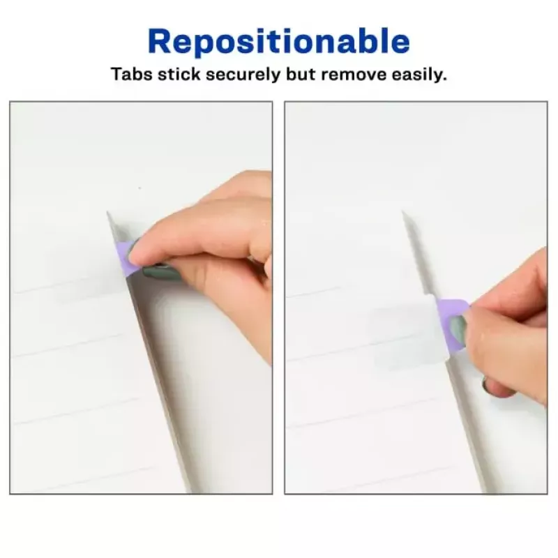 Blanko-Registerreiter Avery Ultra Tabs 74761 Blau Grün Rosa Lila